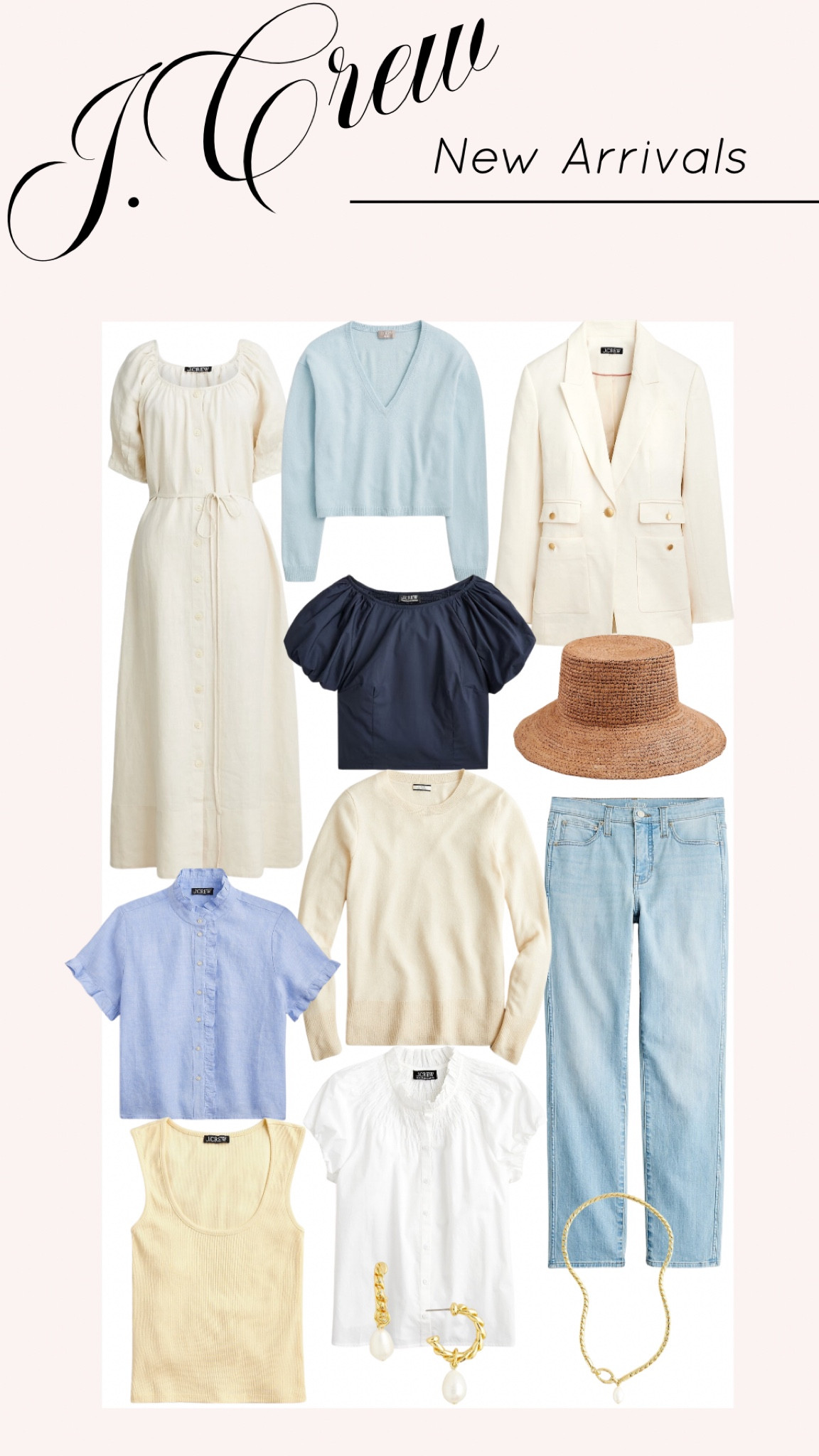 J.Crew new arrivals. Spring outfits. Vacation outfits. Workwear 
.
.
.
… 

#LTKtravel #LTKworkwear #LTKstyletip