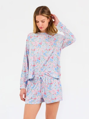 Women's Annie Shorts Set | Granada Glen Pink | Mary Square