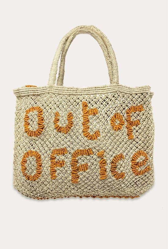 The Jacksons Out of Office Small Tote - Natural/Orange | Vitamin A Swim