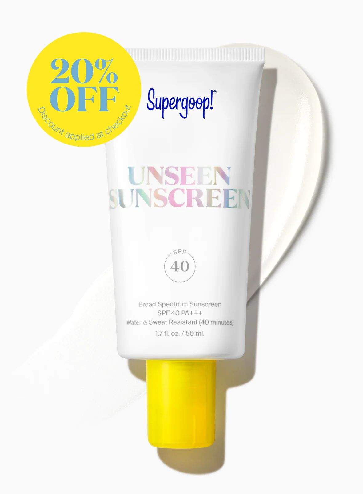 Unseen Sunscreen SPF 40 | Supergoop