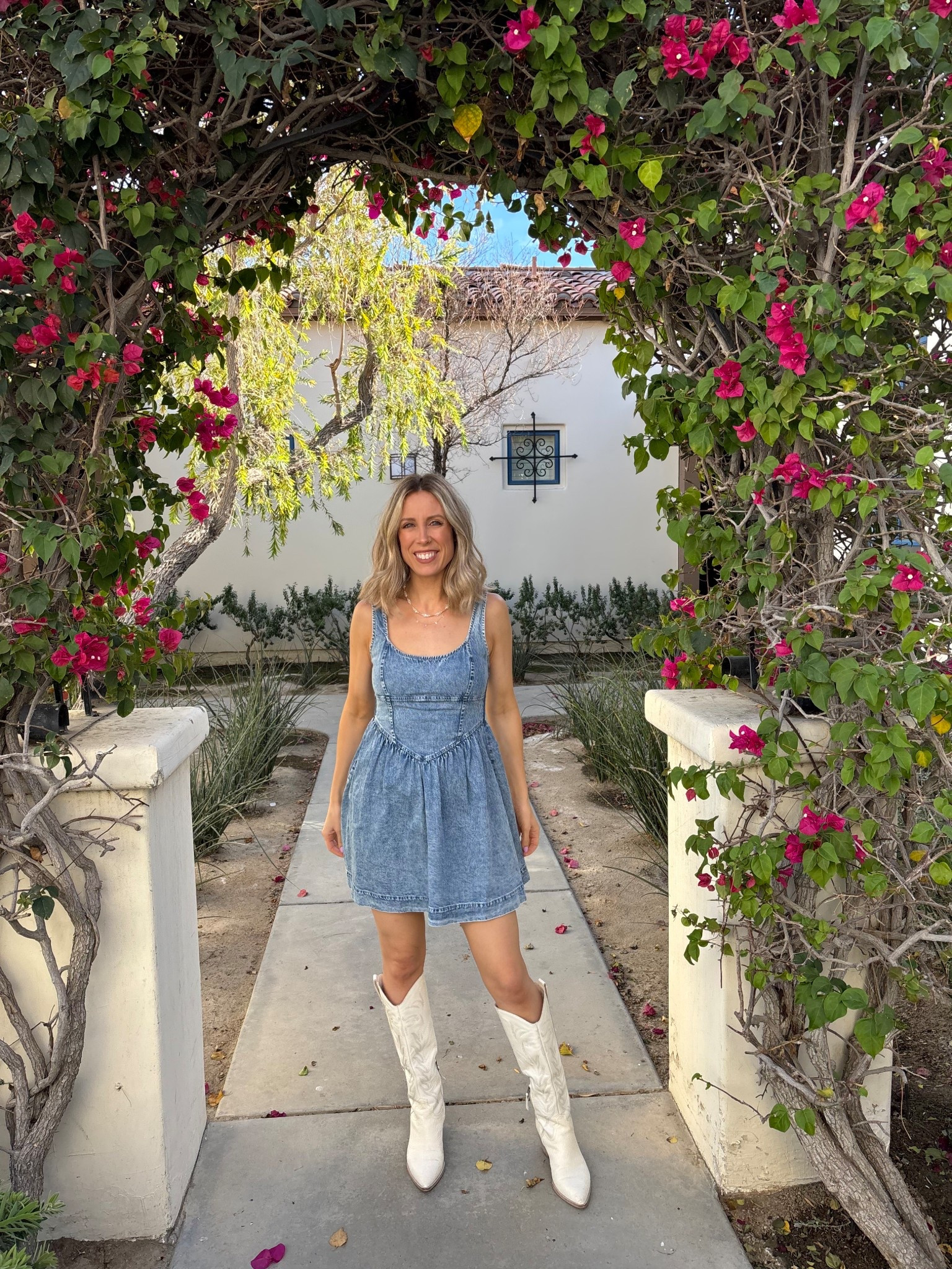 My favorite denim dress from American Eagle. Sold out sadly but linked similar! 