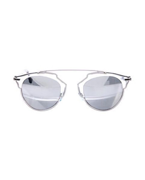 Christian Dior So Real Mirrored Sunglasses silver | The RealReal