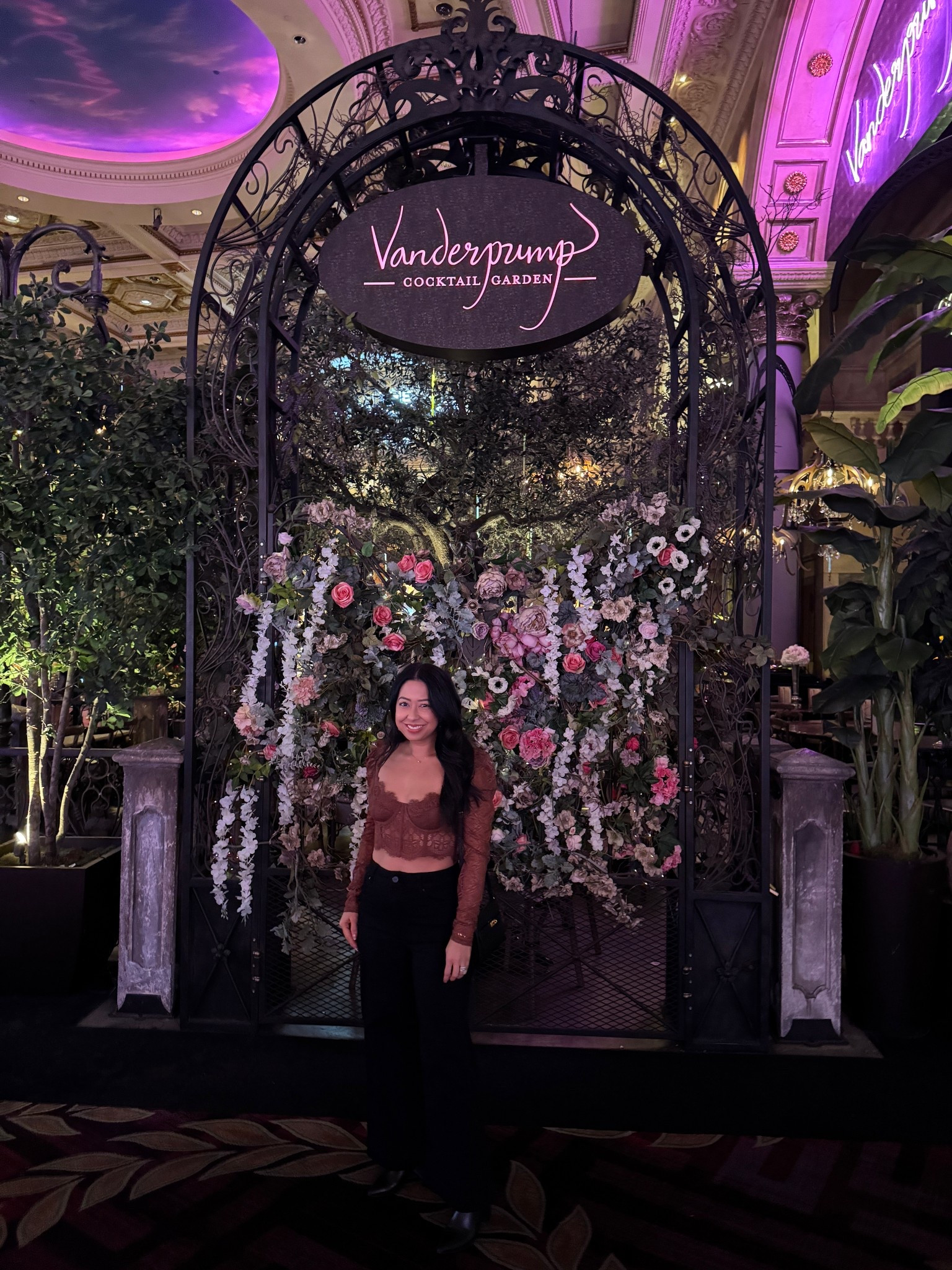 Date night in Las Vegas 🎰🎲
Loveeee this outfit!
Lace bustier top is Anthropologie. Size small (round a tiny big but in my true size). 
Wearing nippies underneath (it is a bit sheer). 
Paige black wide leg denim pants - OBSESSED with these. Size 25 petite (run big… size down 1. They are very stretchy). 
Black pointed toe leather block heel booties. These are Steve Madden and go with everything and pretty comfy for a heeled bootie. 
Bag is Amazon (so good for a night out). 
Hoop earrings, necklace linked. 

#LTKTravel #LTKValentine #LTKPetite