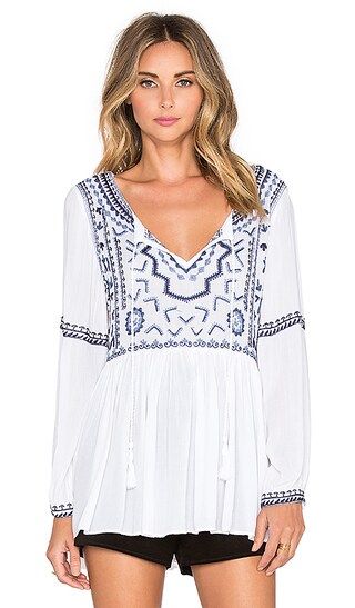 Embroidered Top | Revolve Clothing