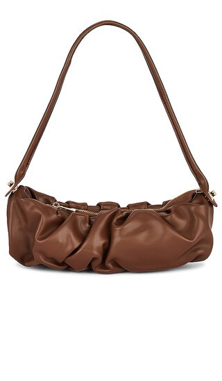 Puff Shoulder Bag in Brown | Revolve Clothing (Global)