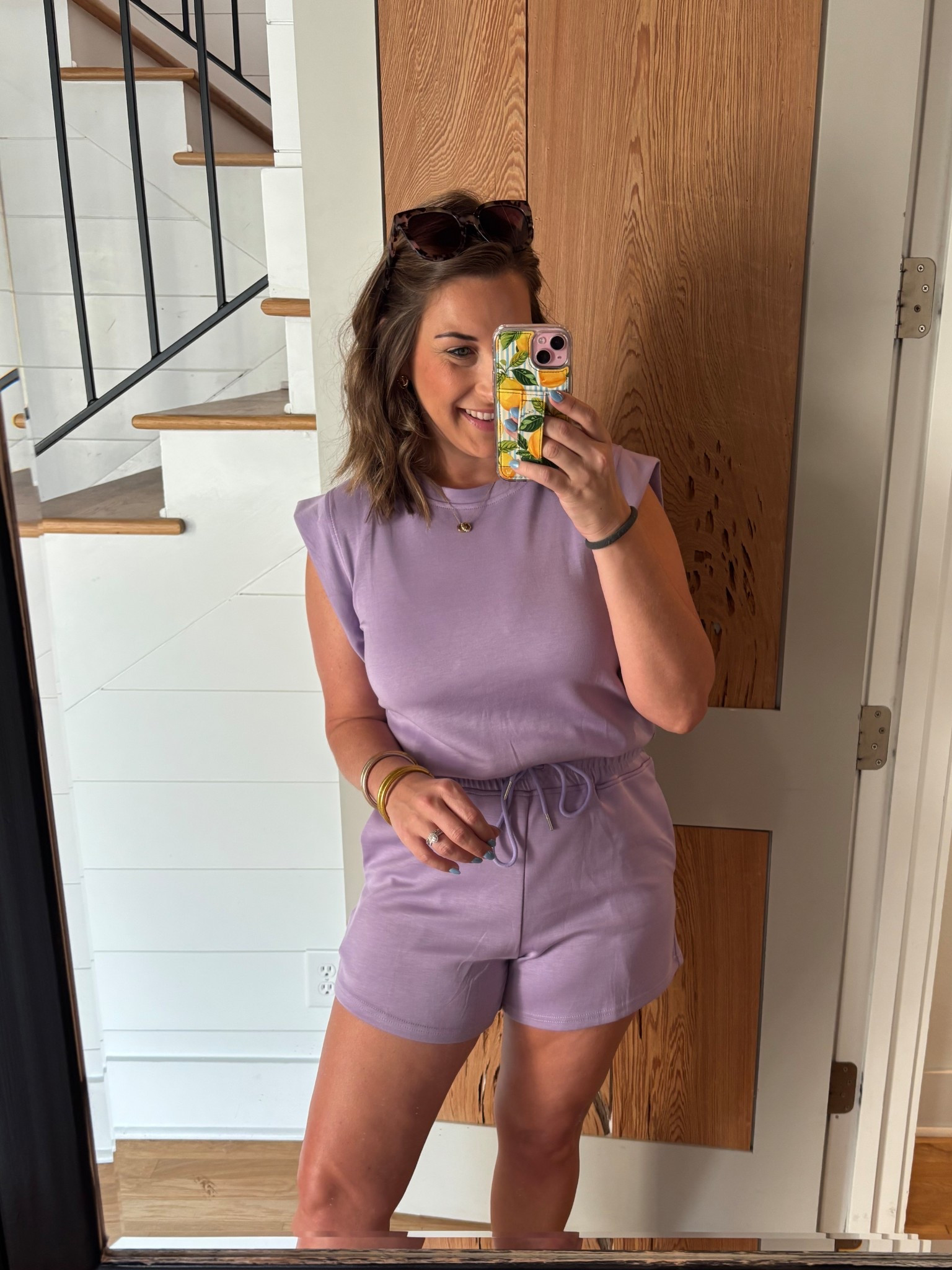 Walking to get coffee in this cute soft romper 💜

Medium 

#LTKTravel #LTKStyleTip #LTKMidsize