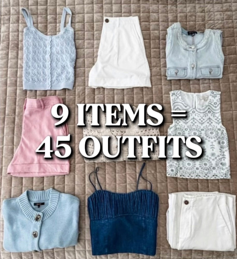 Get the most out of what you wear! 9 items and 45 outfit options!

#LTKmomlife #LTKootd #LTKstorytime