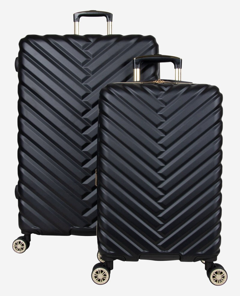 Madison Square 2-Piece Chevron Expandable Carry-on and Checked Hardside Luggage Set | Kenneth Cole