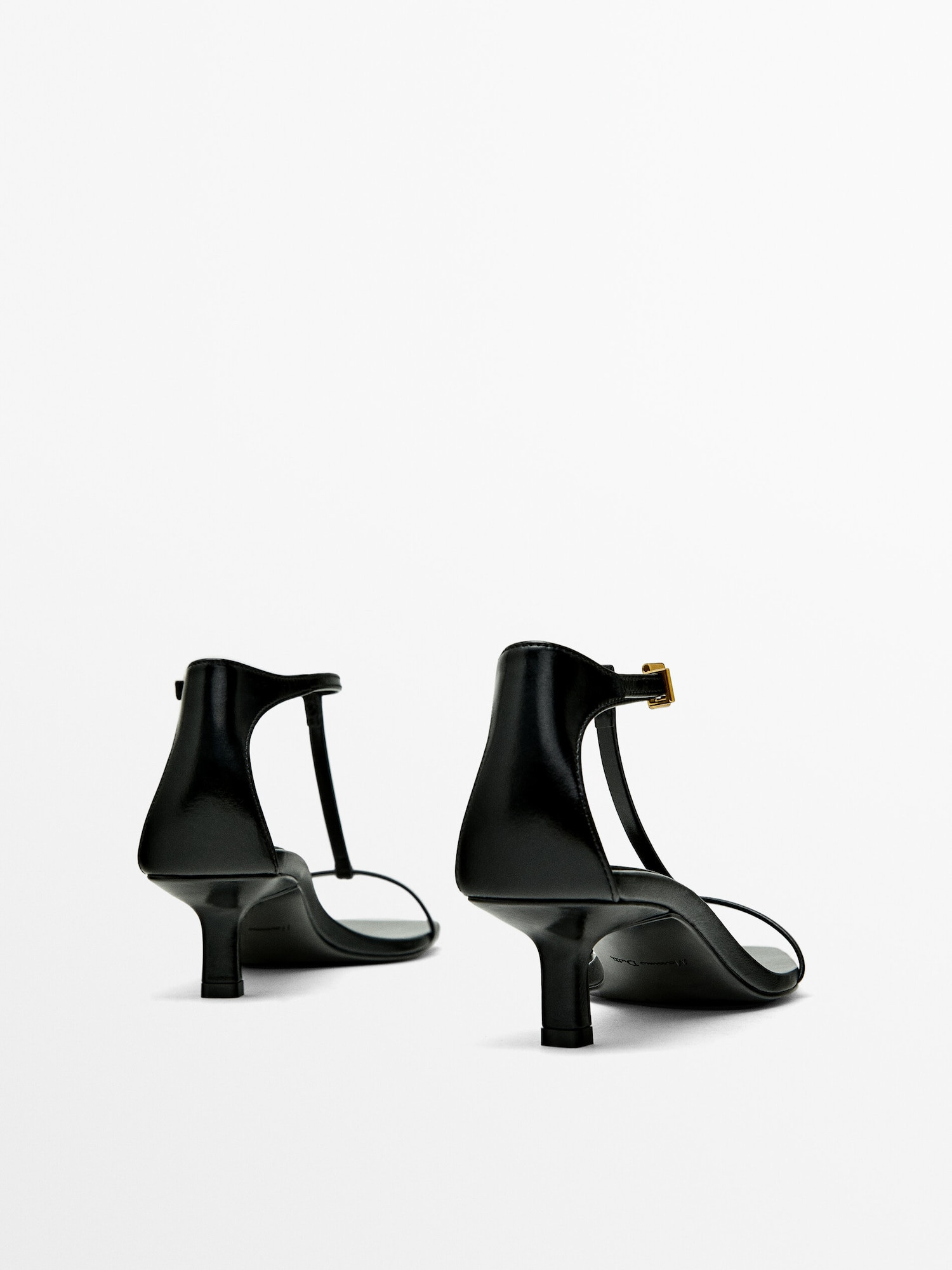 Strappy heeled sandals | Massimo Dutti UK