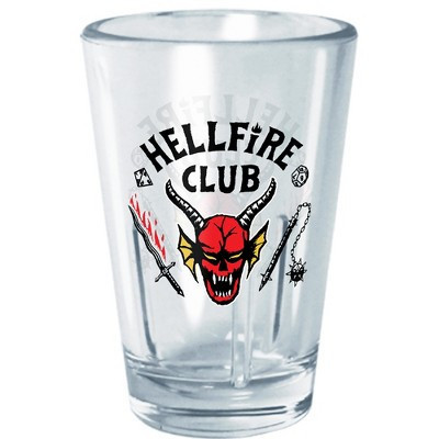 Stranger Things Hellfire Club Flames  Tritan Shot Glass - Clear - 2 oz. | Target