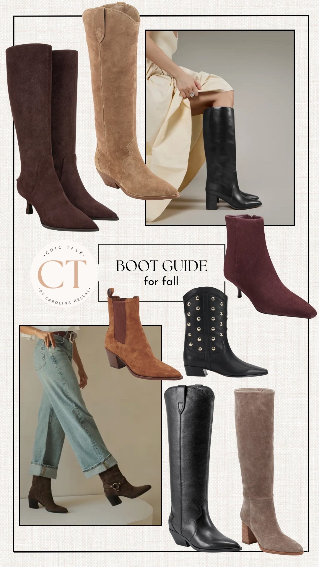 Boot guide for fall!! So many good styles to choose from! These are my current top favorite styles! 

#LTKShoeCrush #LTKNYFW #LTKSeasonal