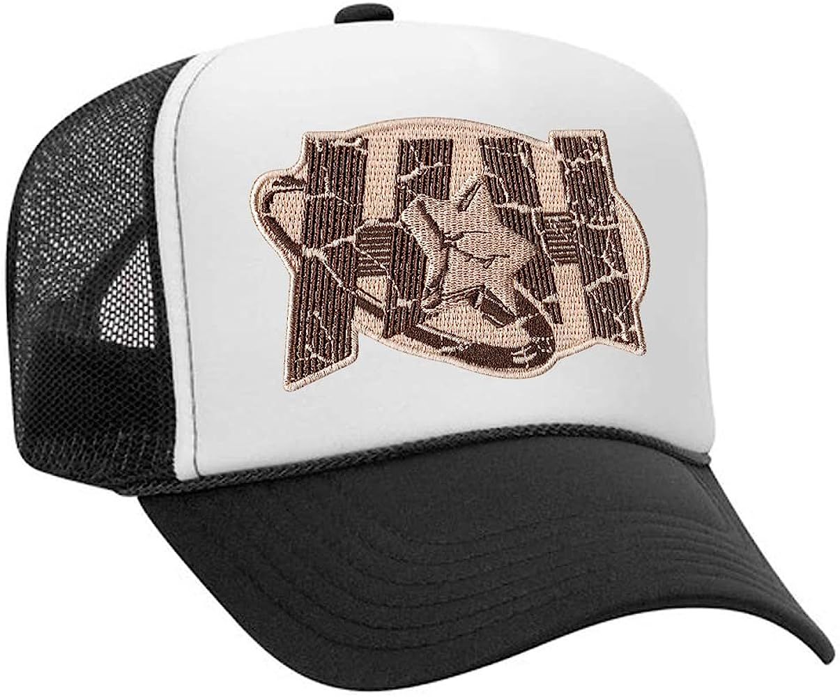 Hero Trucker Hat with Vintage Graphic Patch - Designer Foam Trucker Hat for Men and Women | Amazon (US)