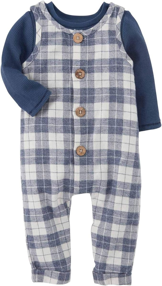 Mud Pie baby-boys Check Overall Shirt SetOveralls | Amazon (US)