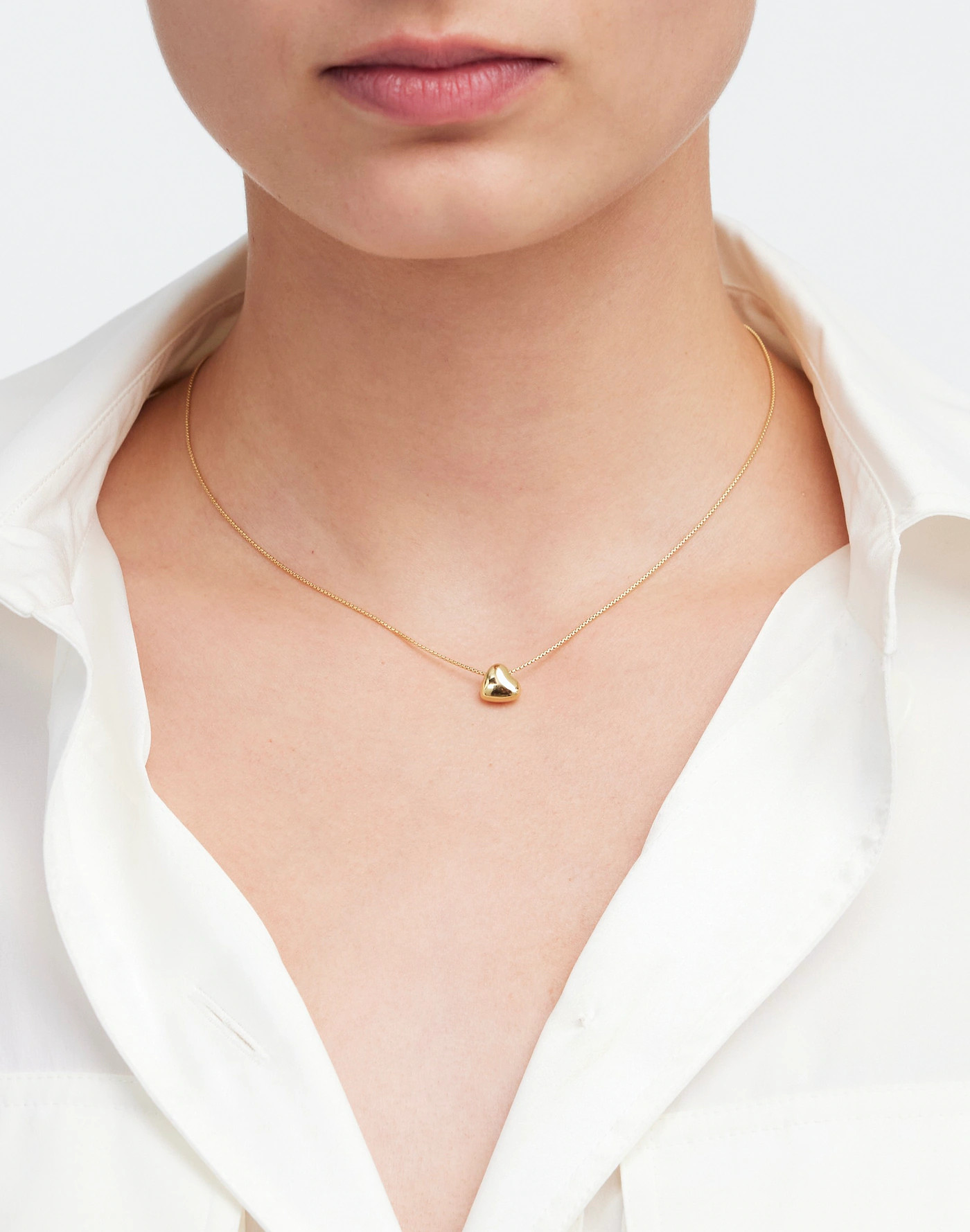 Demi-Fine Heart Pendant Necklace | Madewell | Madewell