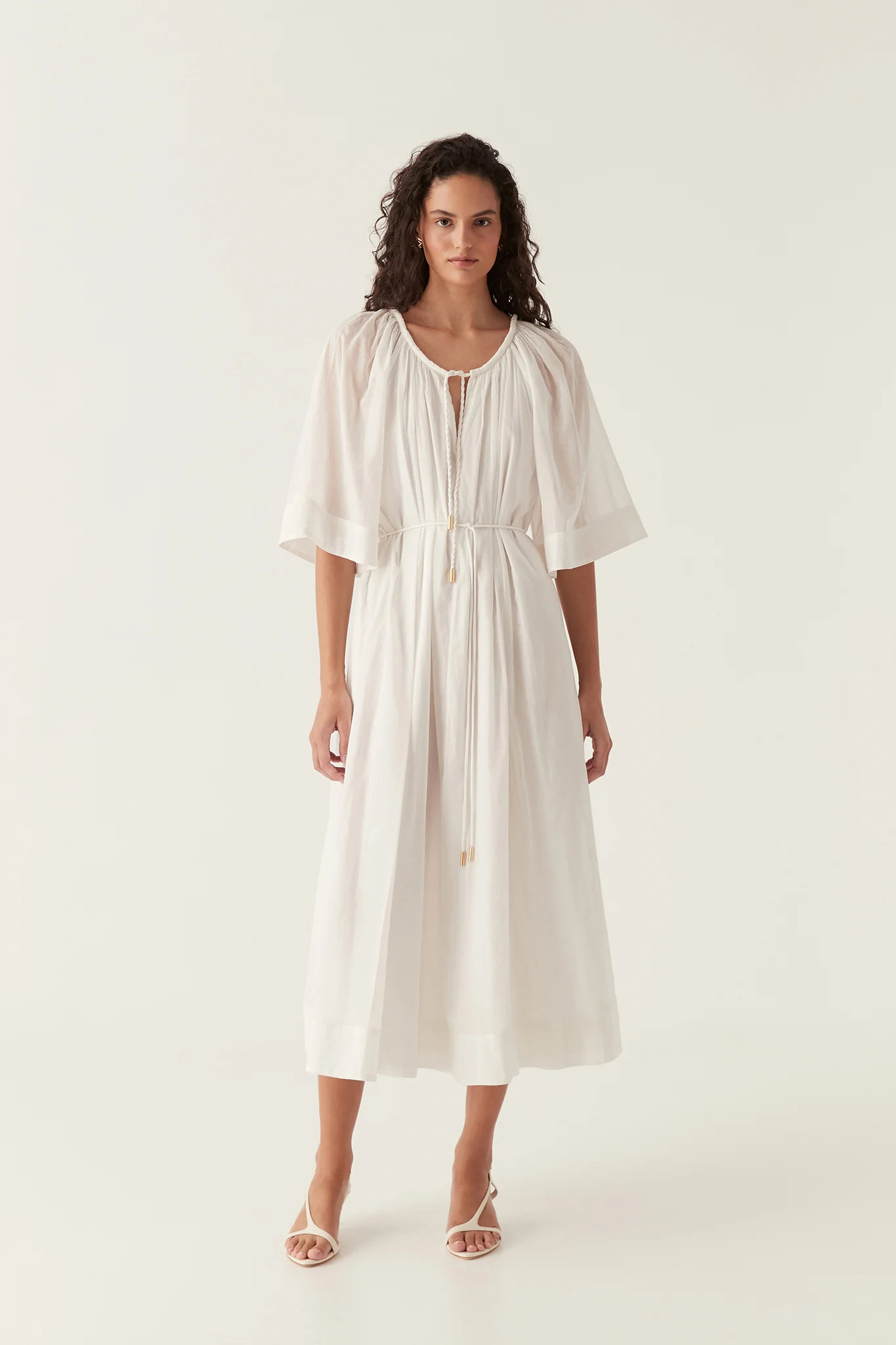 Damia Smock Midi Dress | aje. (US, UK, Europe, ROW)