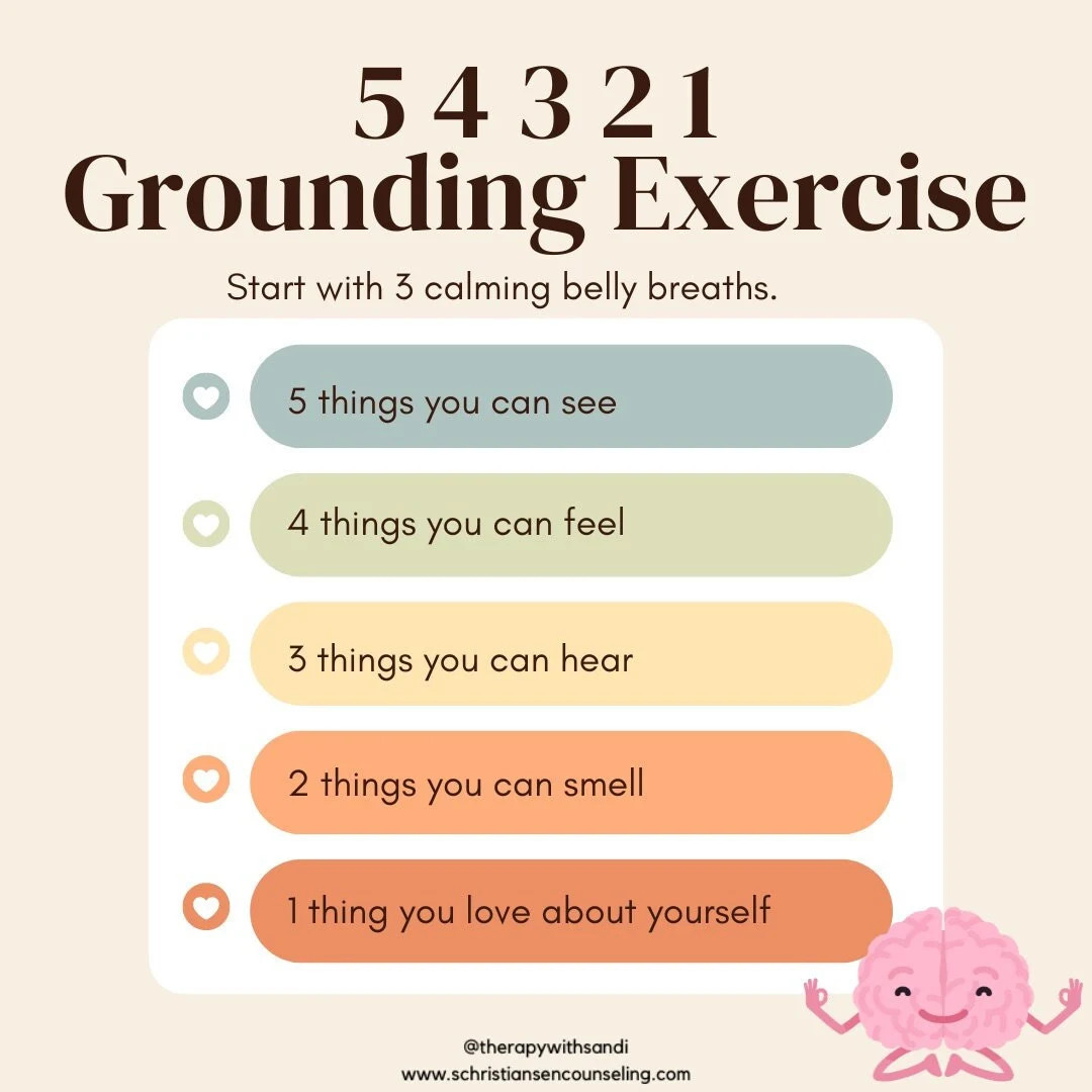 Grounding Exercise Printable | Etsy (US)