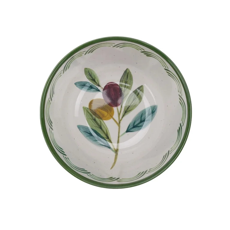 Better Homes and Gardens Bamboo Melamine Olive Cereal Bowl | Walmart (US)