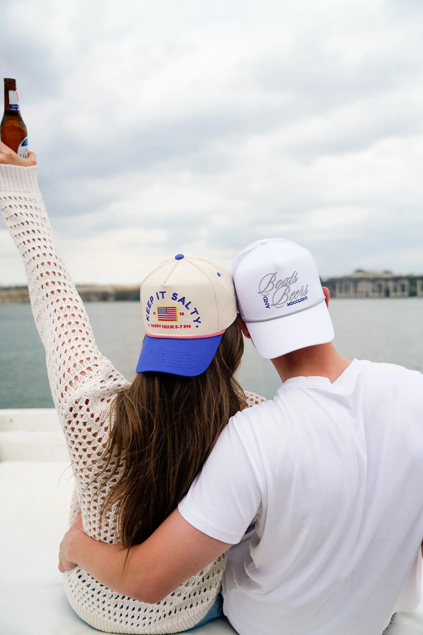 Keep it Salty - Royal Blue Vintage Trucker Hat | KenzKustomz