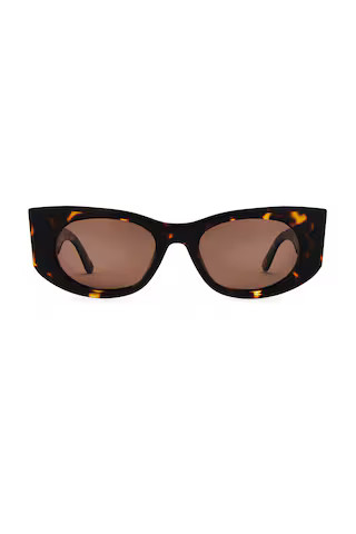 ANINE BING Madrid Sunglasses in Dark Tortoise from Revolve.com | Revolve Clothing (Global)