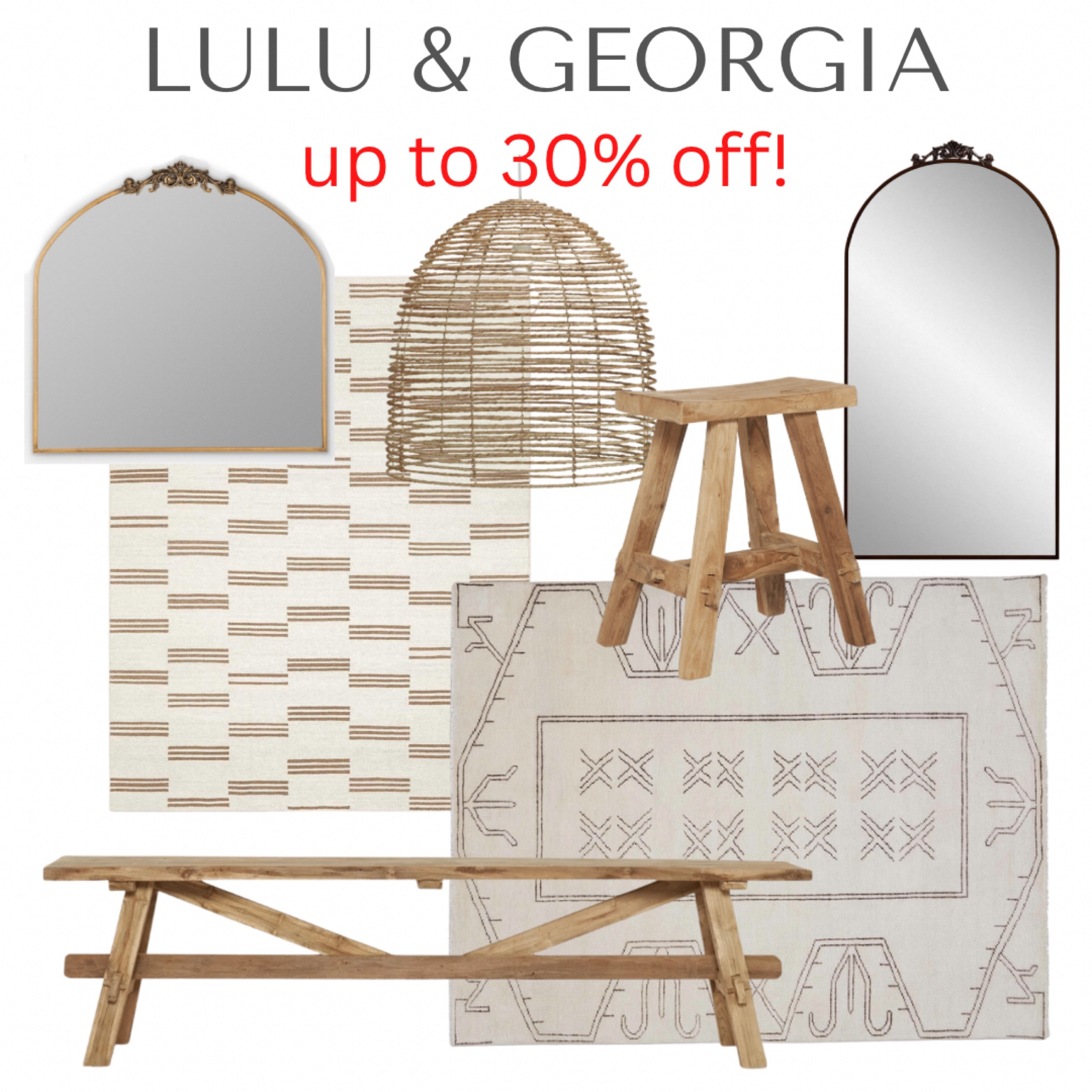 My favorites from Lulu and Georgia are all on sale!
Area rugs
Vintage bench
Vintage stool
Vintage mirror 
Rattan lighting
Neutral decor 

#LTKsalealert #LTKstyletip #LTKhome