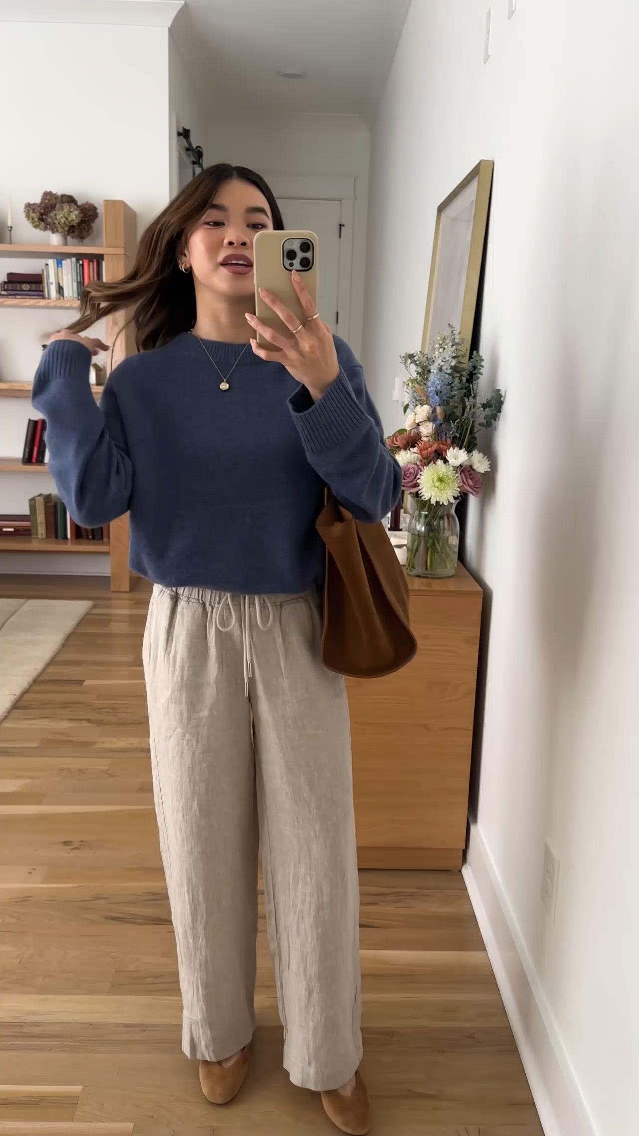 Sizing info:
• pants size XS in a 28inch inseam
• sweater size small

petite fashion, get dressed with me, outfit inspiration, ootd, nashville outfit, Nashville influencer, petite style, vacation style, casual outfits, mom style, petite pants, spring outfits, spring outfit info, spring pants, spring outfit idea, spring top, spring bag, spring sweater, spring shoes, linen trousers, light pants,  lightweight pants

 

#LTKootd #LTKWorkwear #LTKPetite