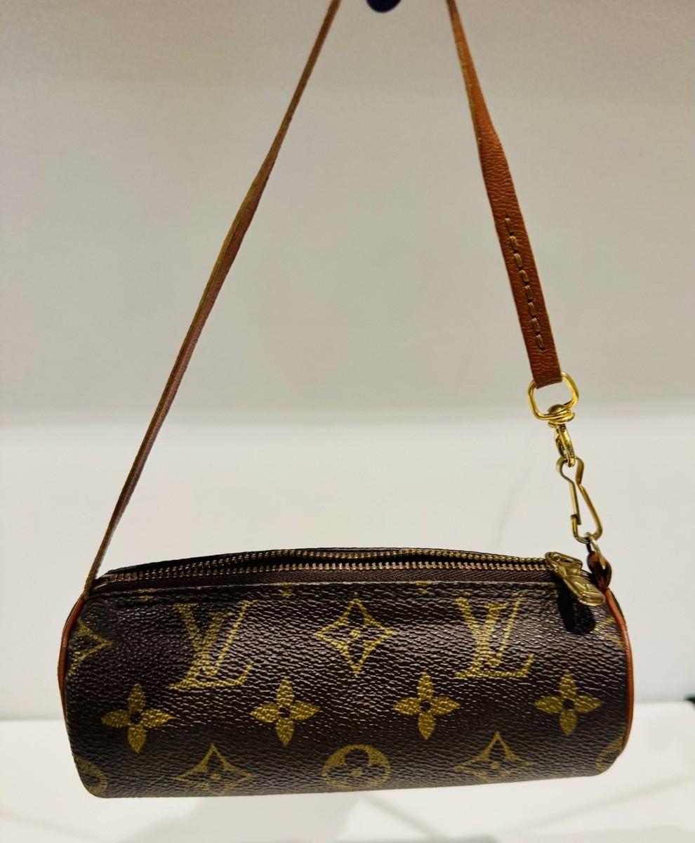 Louis Vuitton Monogram Mini Papillon Accessories Pochette Bag Purse Handbag | eBay US