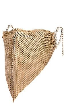 GRLFRND Face Mask in Gold Chainmail from Revolve.com | Revolve Clothing (Global)