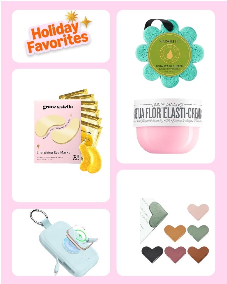Let’s be real… moms deserve GOOD stocking stuffers too 😂🎄
These are all the little things I’d actually be excited to unwrap—practical and feel-good favorites.

#MomGiftIdeas #StockingStuffersForHer #HolidayMustHaves #AmazonFinds #GiftGuide2025

#LTKmomlife #LTKHoliday #LTKGiftGuide
