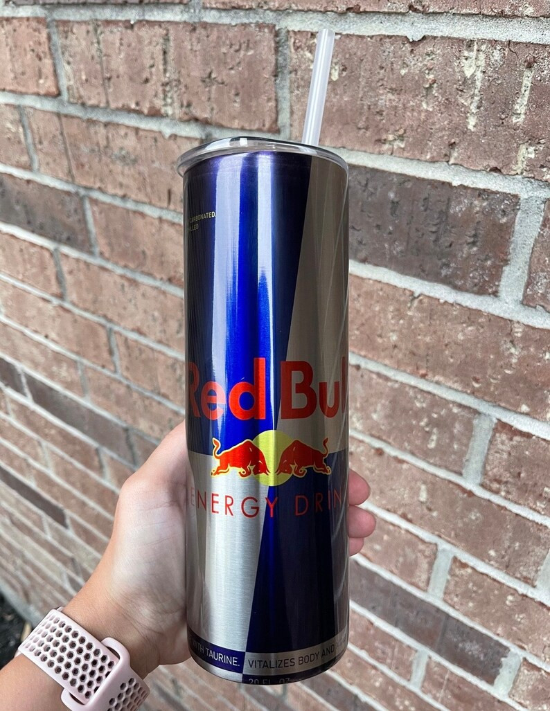 Red Bull Tumbler l Red Bull Cup l Redbull Tumbler l Red Bull Gives You Wings l Red Bull Metallic ... | Etsy (US)