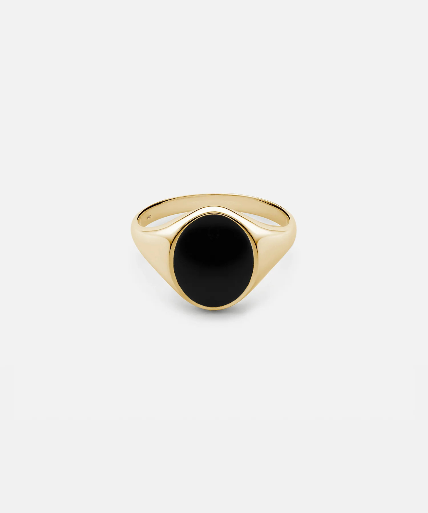 Miansai Heritage Ring, Gold Vermeil in Black | Todd Snyder