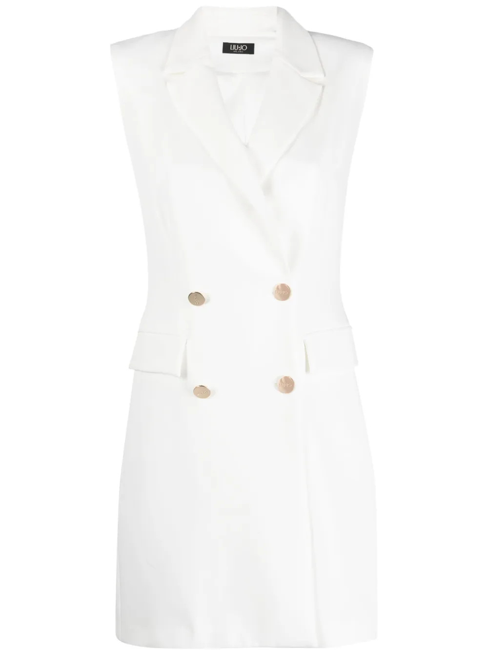 LIU JO Sleveless double-breasted Dress - Farfetch | Farfetch Global