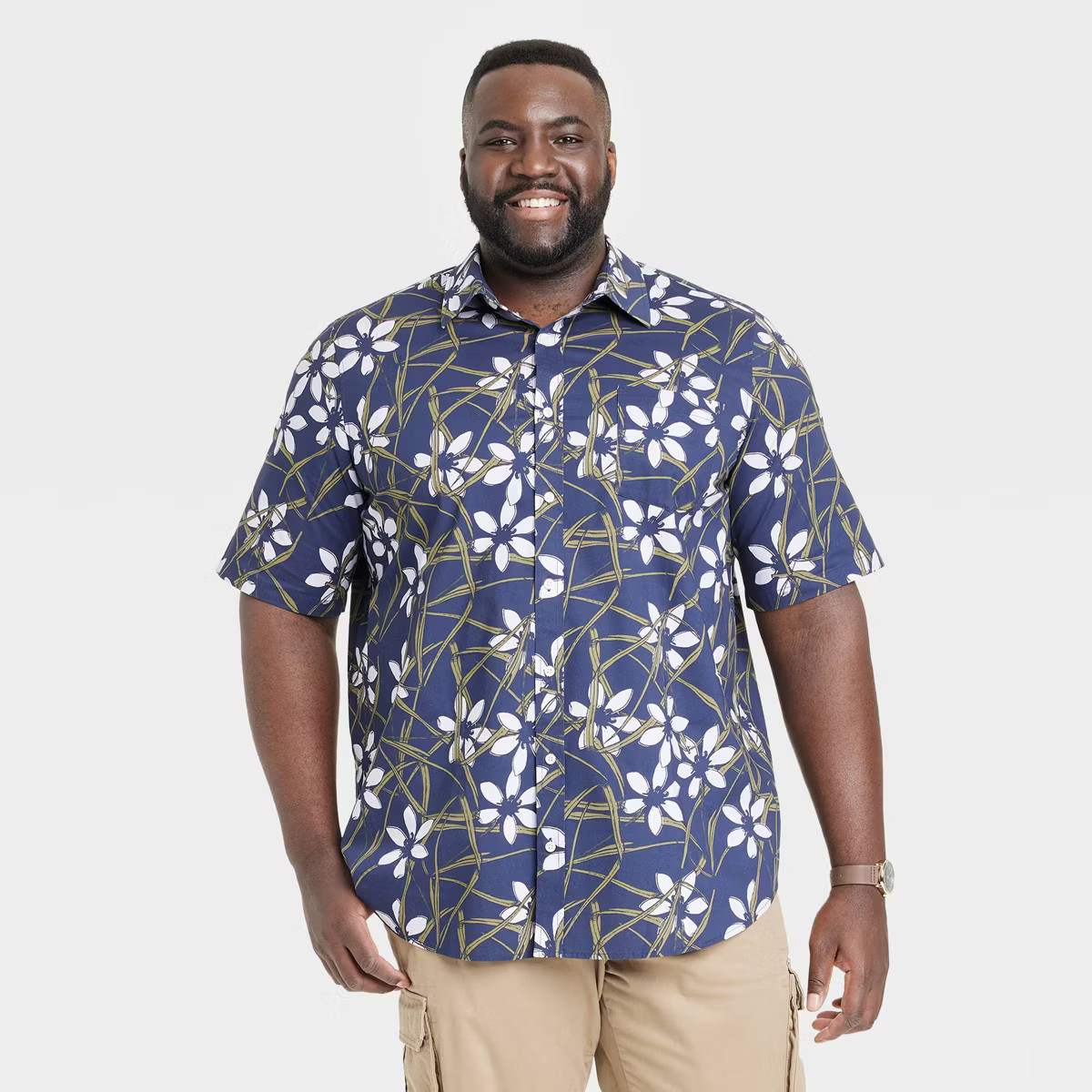 Men's Short Sleeve Slim Fit Button-Down Shirt - Goodfellow & Co™ | Target