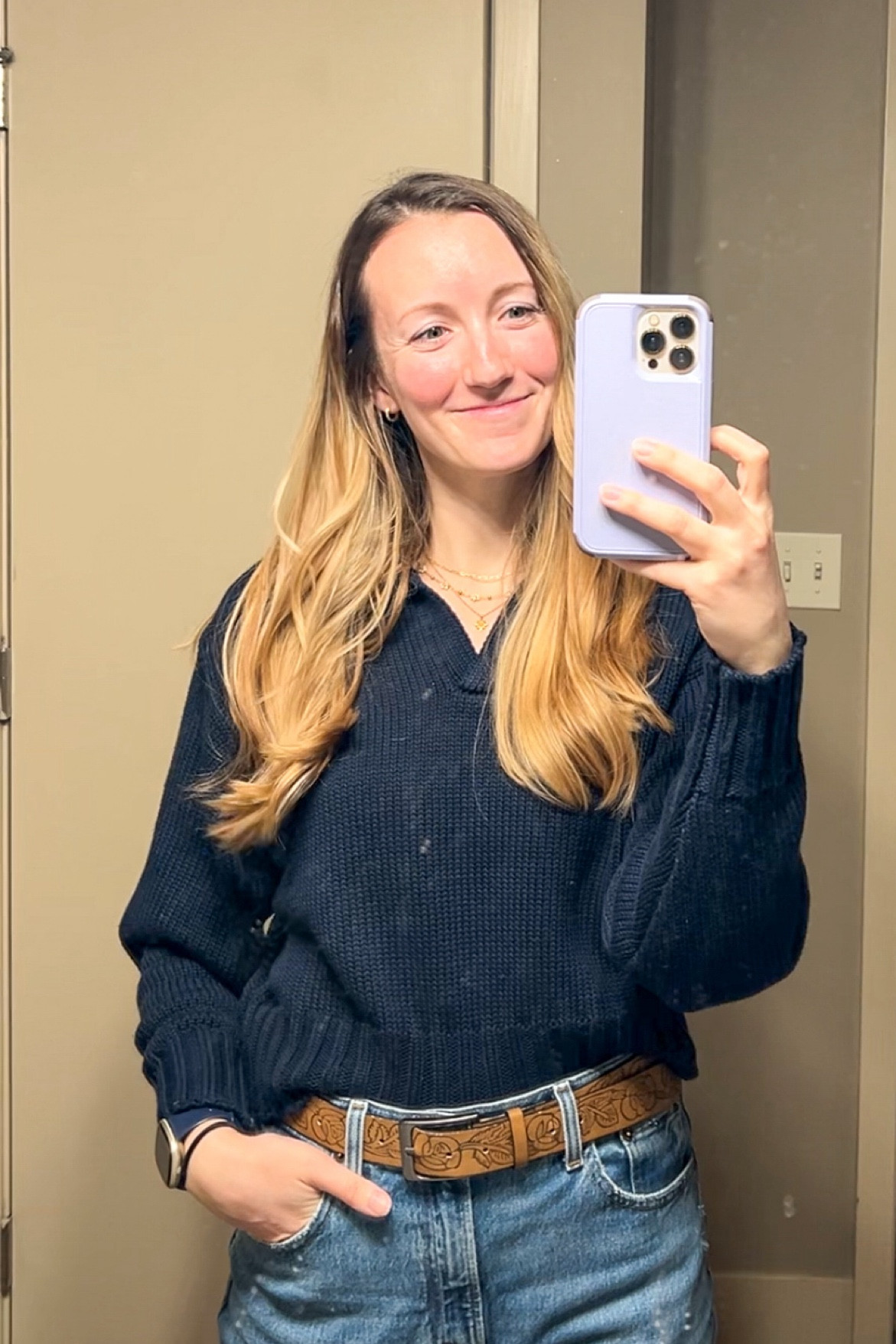 The perfect date night outfit 👌🏼 Love these jeans so much, I just bought another pair #abercrombieandfitch #quince 

#LTKFindsUnder100 #LTKSeasonal #LTKSaleAlert