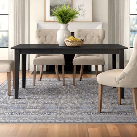 Three Posts™ Ferryhill Extendable Solid Oak Dining Table | Wayfair North America