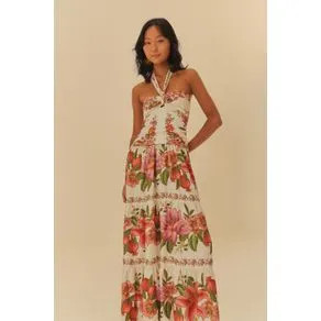 Vestido Longo Estampado Floral De Verão | Farm Rio (BR)