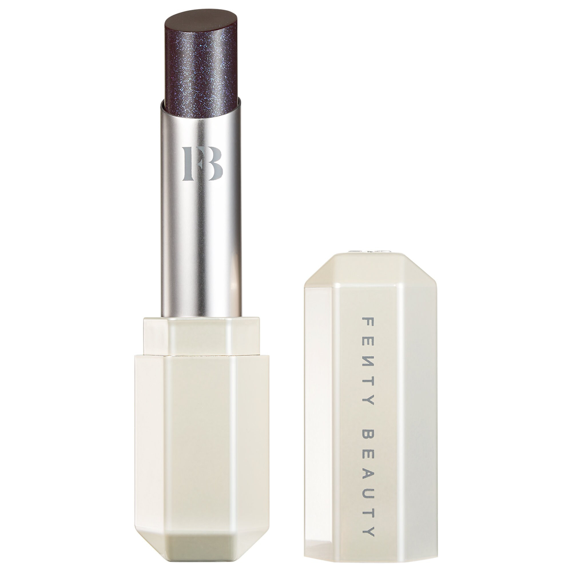 Fenty Beauty by Rihanna Slip Shine Sheer Shiny Lipstick 10 Vamps Who Brunch 0.098 oz/ 2.8 g | Sephora (US)