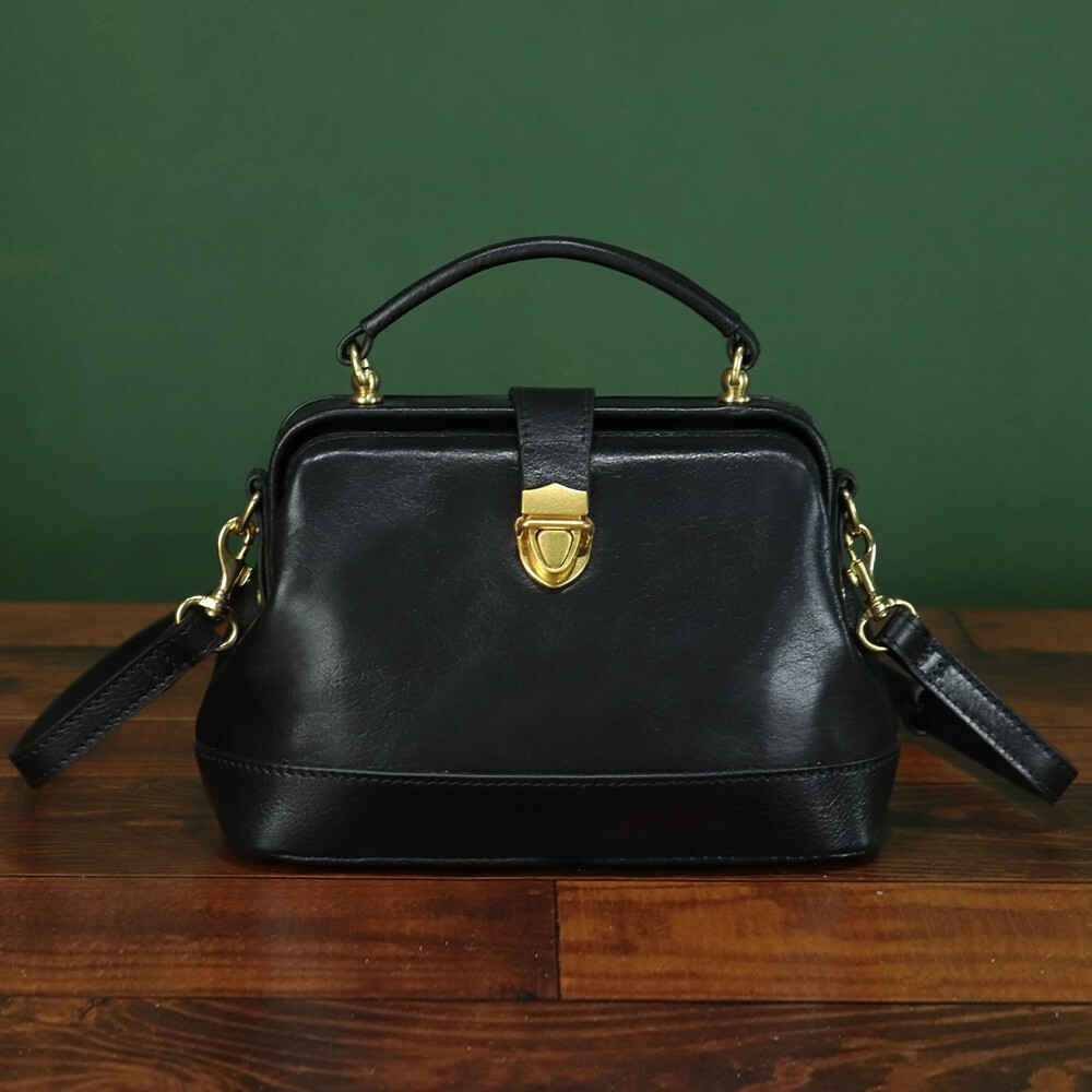 Genuine Leather Small Purse Women Doctor Bag Vintage Shoulder Bag Crossbody Bag | eBay US