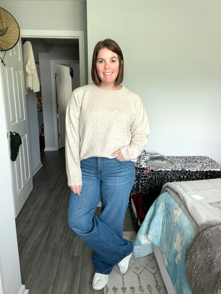 Another NSALE find and this sweater is a little thicker than the last one! This one does fit TTS, but is not as flowy as the last one! It is a beautiful oatmeal color and is on sale for under $80! 

#LTKsalealert #LTKstyletip #LTKxNSale