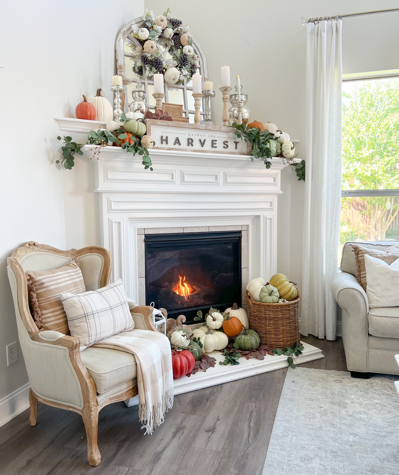 There is something magical about candle light!✨Whenever I can I use candles to create a cozy fall ambiance!

Fall centerpiece 
Fall decorating ideas
Fall decorations 
Fall coffee table
Fall fireplace 
Fireplace garland
Living room design 
Neutral decor
Holiday decor
Budget friendly, fall decor
Autumn time
Fall inspiration 
Best fall decor

#LTKSeasonal #LTKHoliday #LTKhome