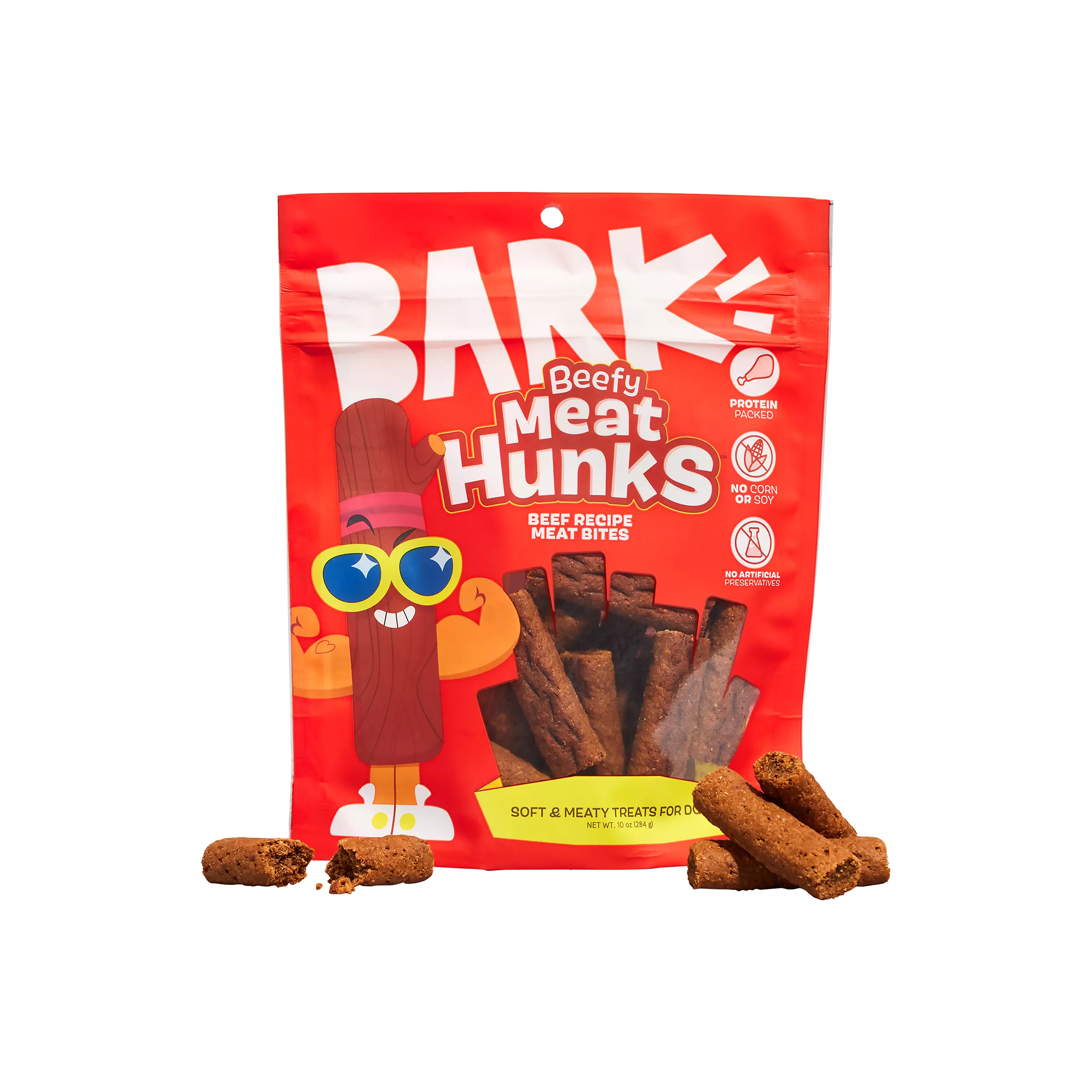 Bark Beefy Meat Hunks 12 OZ | PetSmart