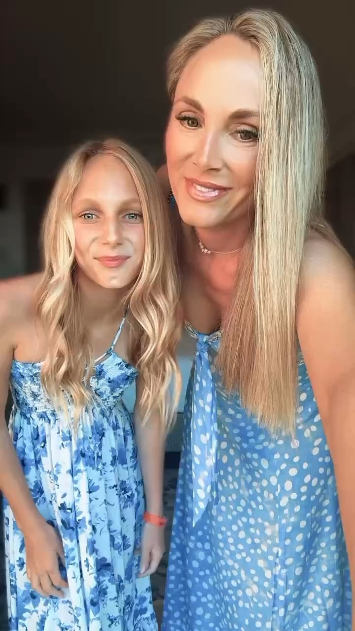 Mother and daughter matching maxi dress perfect for dinner or vacation 💙

#LTKgrwm #LTKmomlife #LTKootd