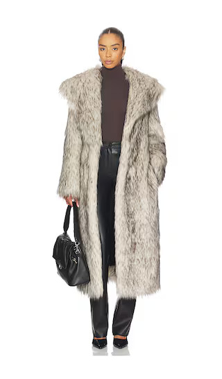 Winter Maxi Faux Fur Coat | Revolve Clothing (Global)