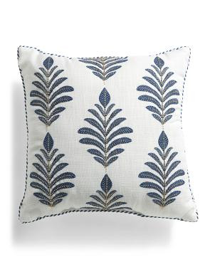 20x20 Beaded Leaf Engineered Outdoor Pillow | TJ Maxx