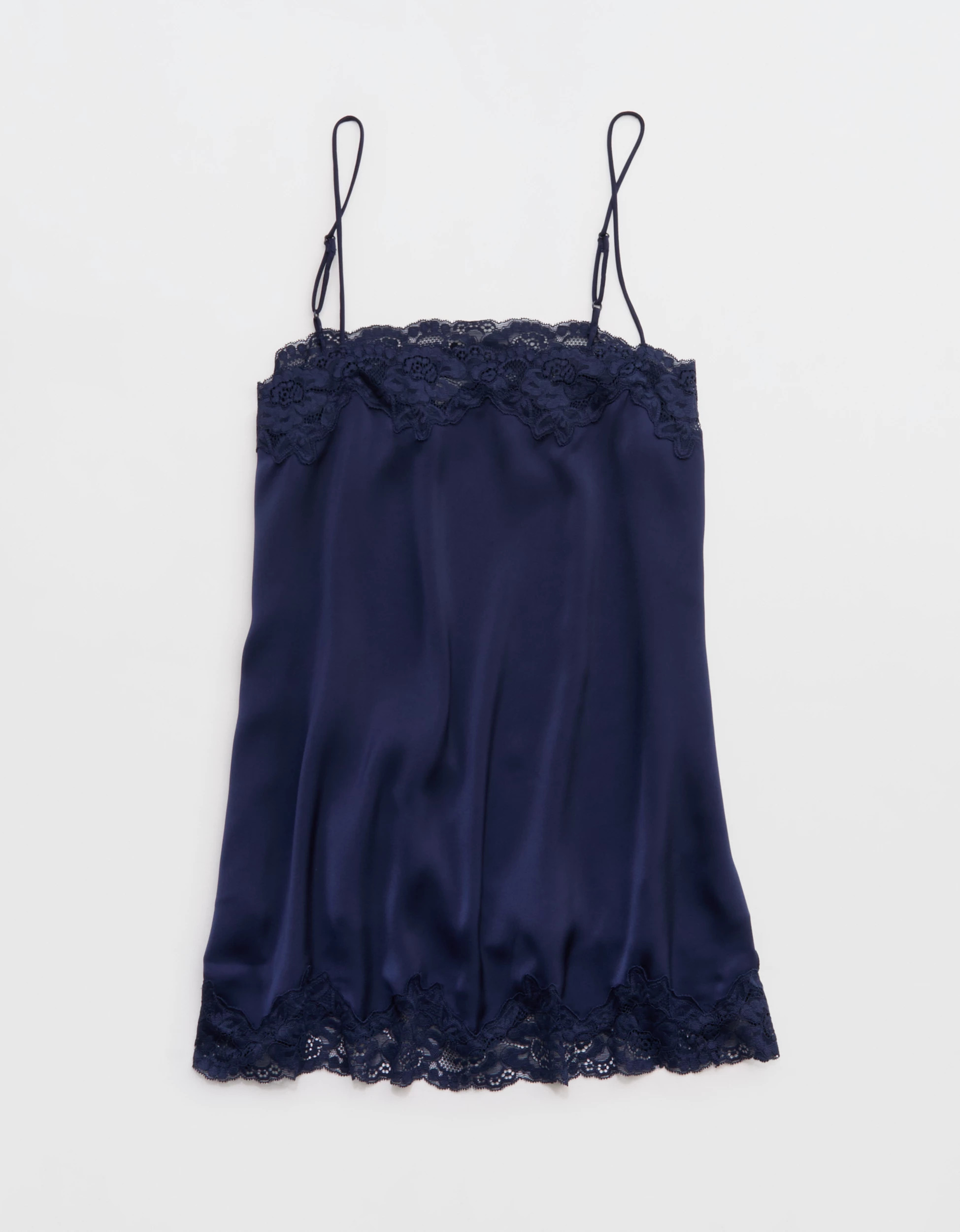 OVERSLEPT by Aerie Liquid Satin Tunic Tank | Aerie