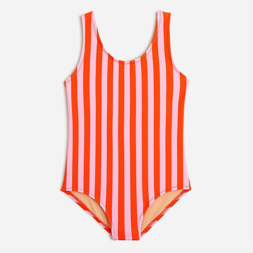 Girls' scoopneck one-piece swimsuit with UPF 50+ | J.Crew US