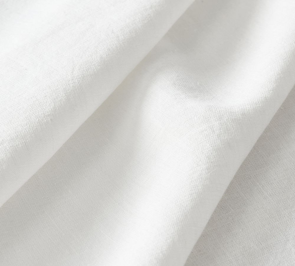 Mason Round Linen Tablecloth | Pottery Barn (US)