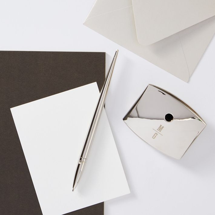 Silver Pen Stand | Mark and Graham