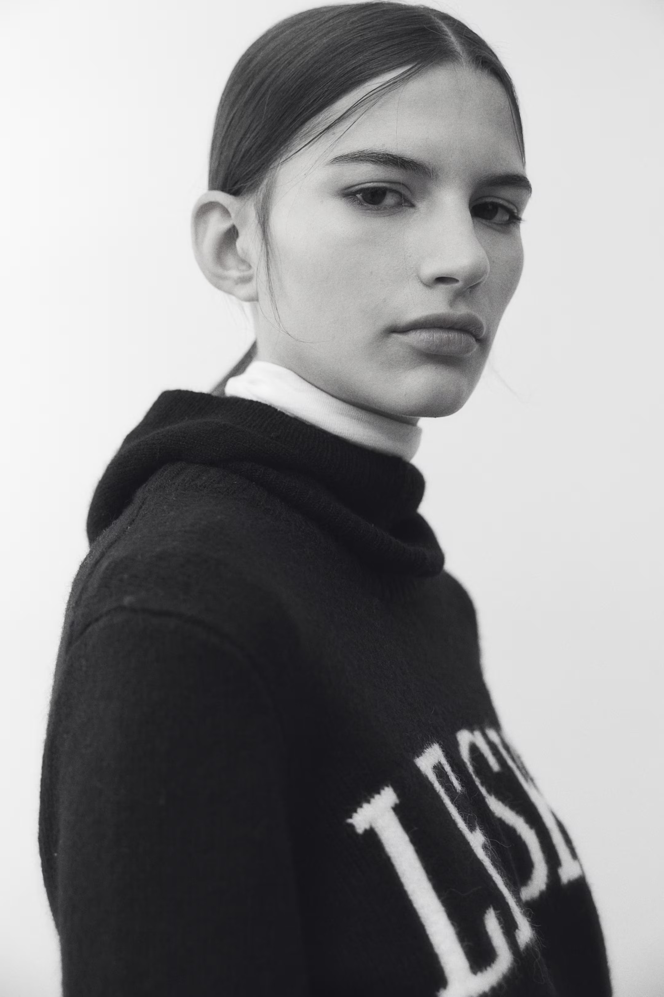 Text-motif jumper - Black/Le Ski - Ladies | H&M US | H&M (US + CA)