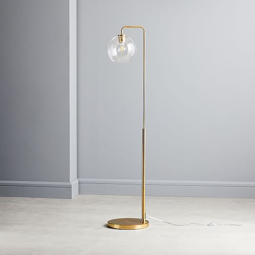 Build Your Own - Sculptural Glass Floor Lamp | West Elm (US)