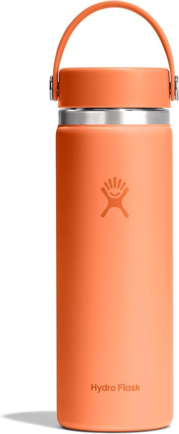 Hydro Flask Water Bottle - Insulated Stainless Steel - Wide Mouth Flex Lid, Non Spill, Leakproof ... | Amazon (US)